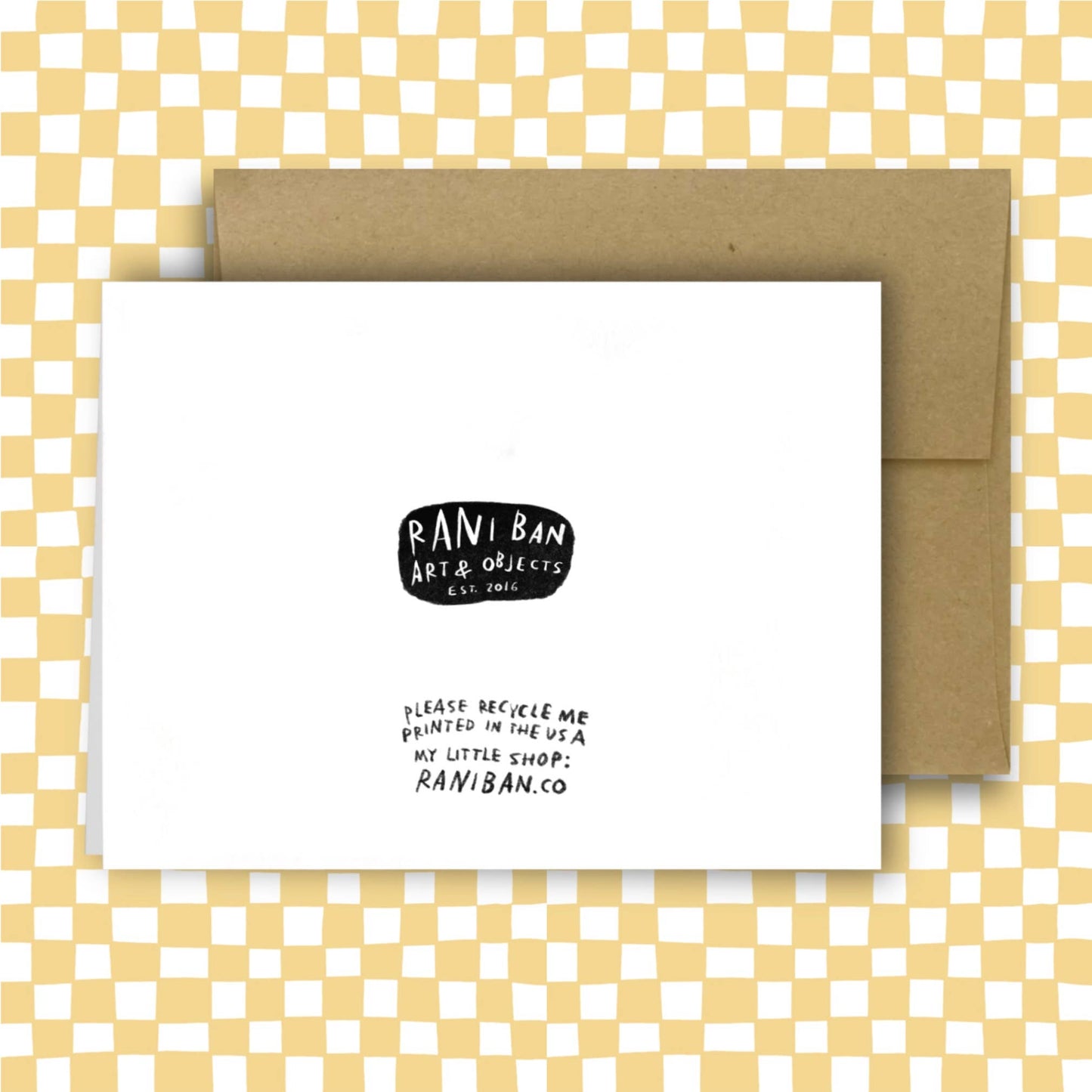 MOM ~ CLASSIC HEART Card | Rani Ban Co. (NY)
