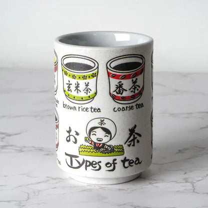 Japanese Tea Types Yunomi Tea Cup (Japan)