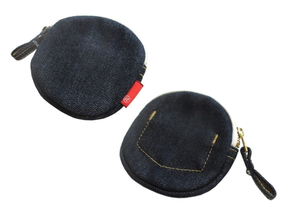 Denim Zippered Coin Purse | Araiyan (Japan)