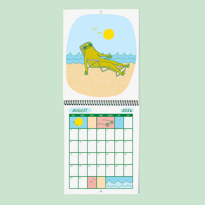 Froggy of the Month 2026 Calendar | Katie Wilson (CA)