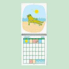 Load image into Gallery viewer, Froggy of the Month 2026 Calendar | Katie Wilson (CA)
