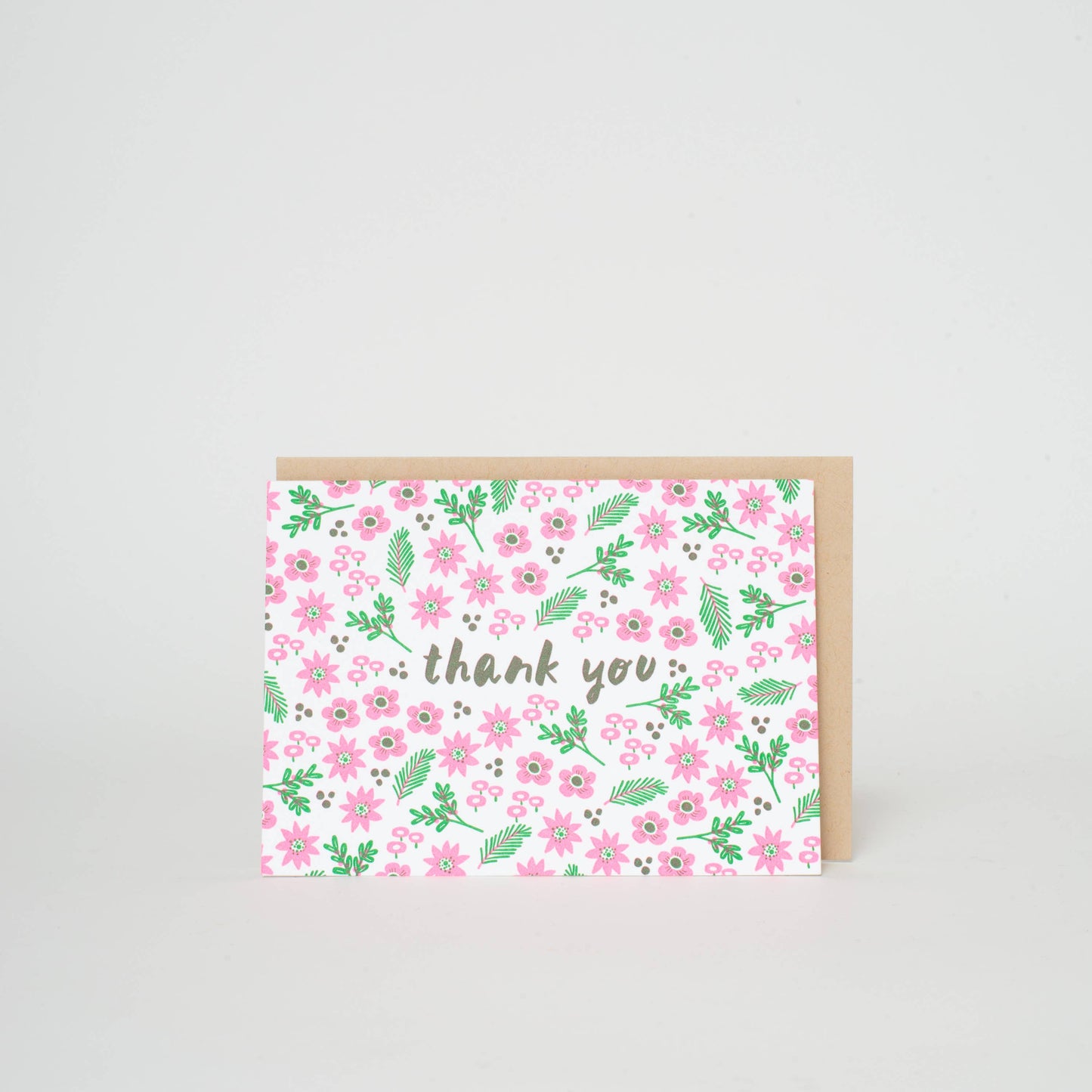 Boxed Set Thank You Floral Letterpress Greeting Cards | Hello!Lucky (CA)