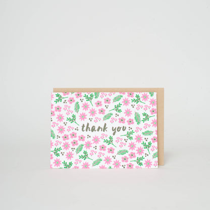 Boxed Set Thank You Floral Letterpress Greeting Cards | Hello!Lucky (CA)