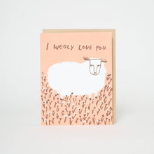 Load image into Gallery viewer, Wooly Love You Sheep Letterpress Card | Egg Press(OR)
