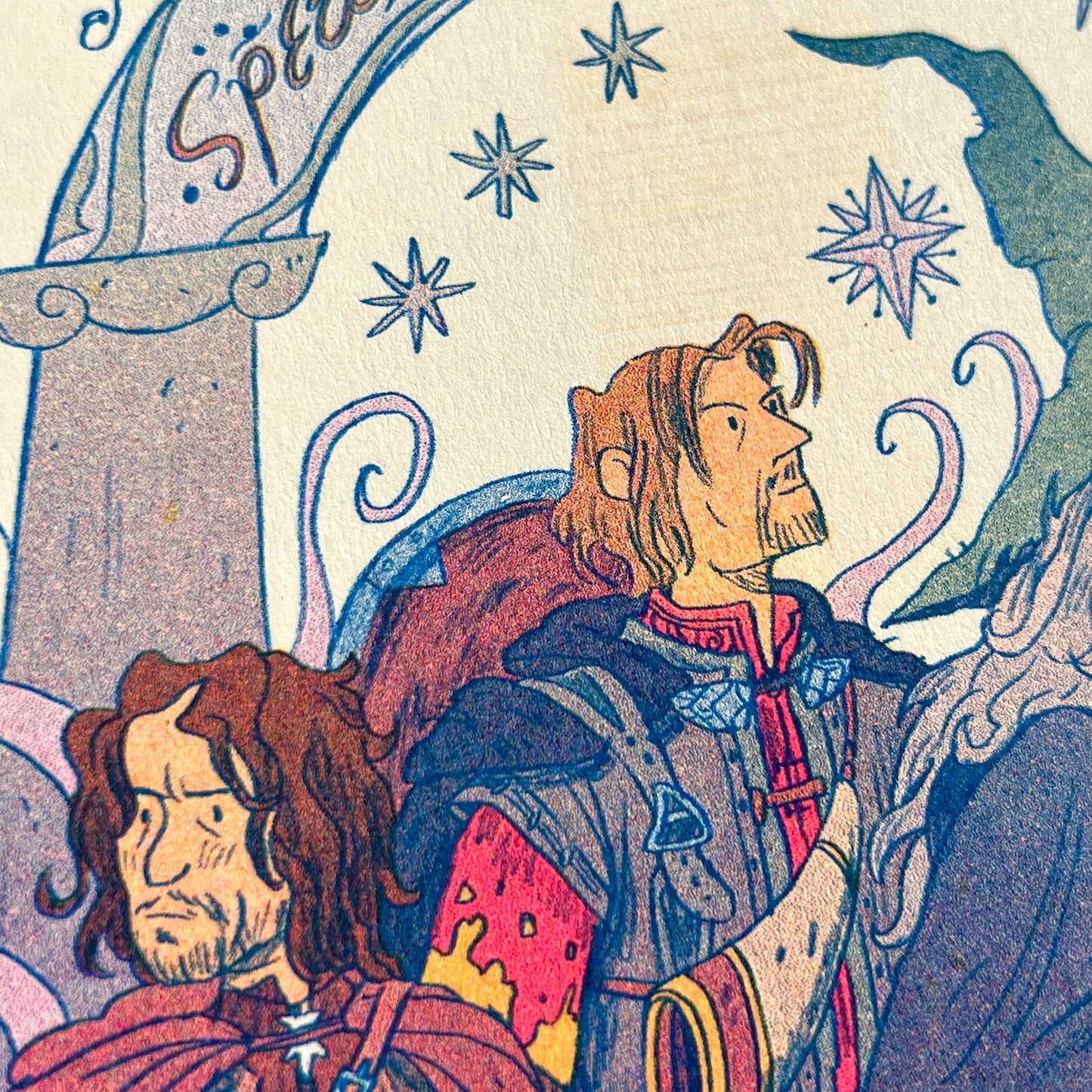 Lord of the Rings, Fellowship Riso Print | Natalie Andrewson (CA)