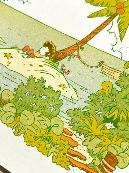 Island Dreams Riso Print | Natalie Andrewson (CA)