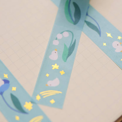 Flower Duck foil washi tape by Thousand Skies, alternate view 3