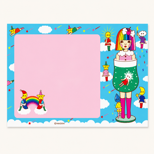 Melon Cream Soda Girl Notepad | Naoshi (CA)