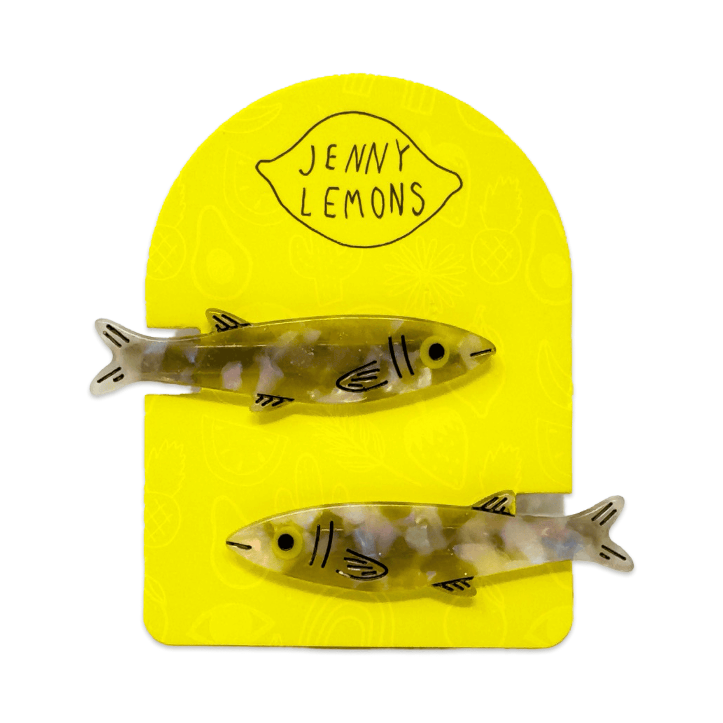 Sardine Alligator Hair Clip Set | Jenny Lemmons (CA)