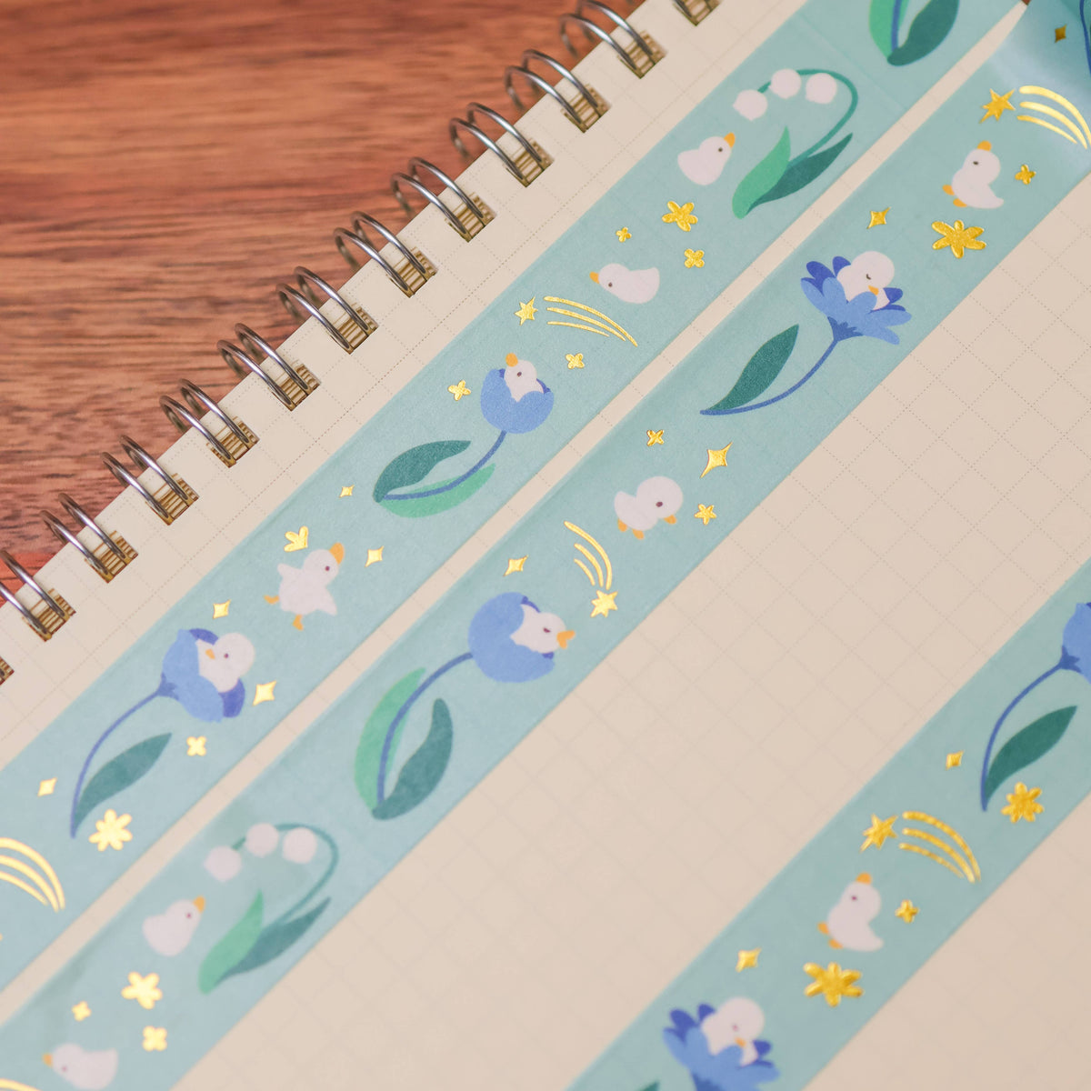 Flower Duck foil washi tape by Thousand Skies, alternate view 7