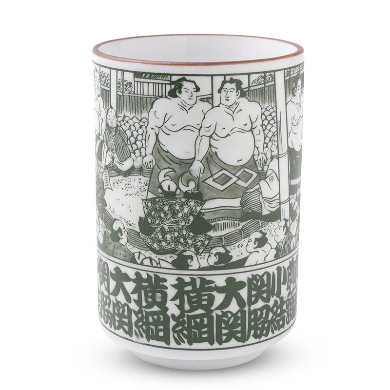 Traditional Sumo Ceramic Teacup (Japan)
