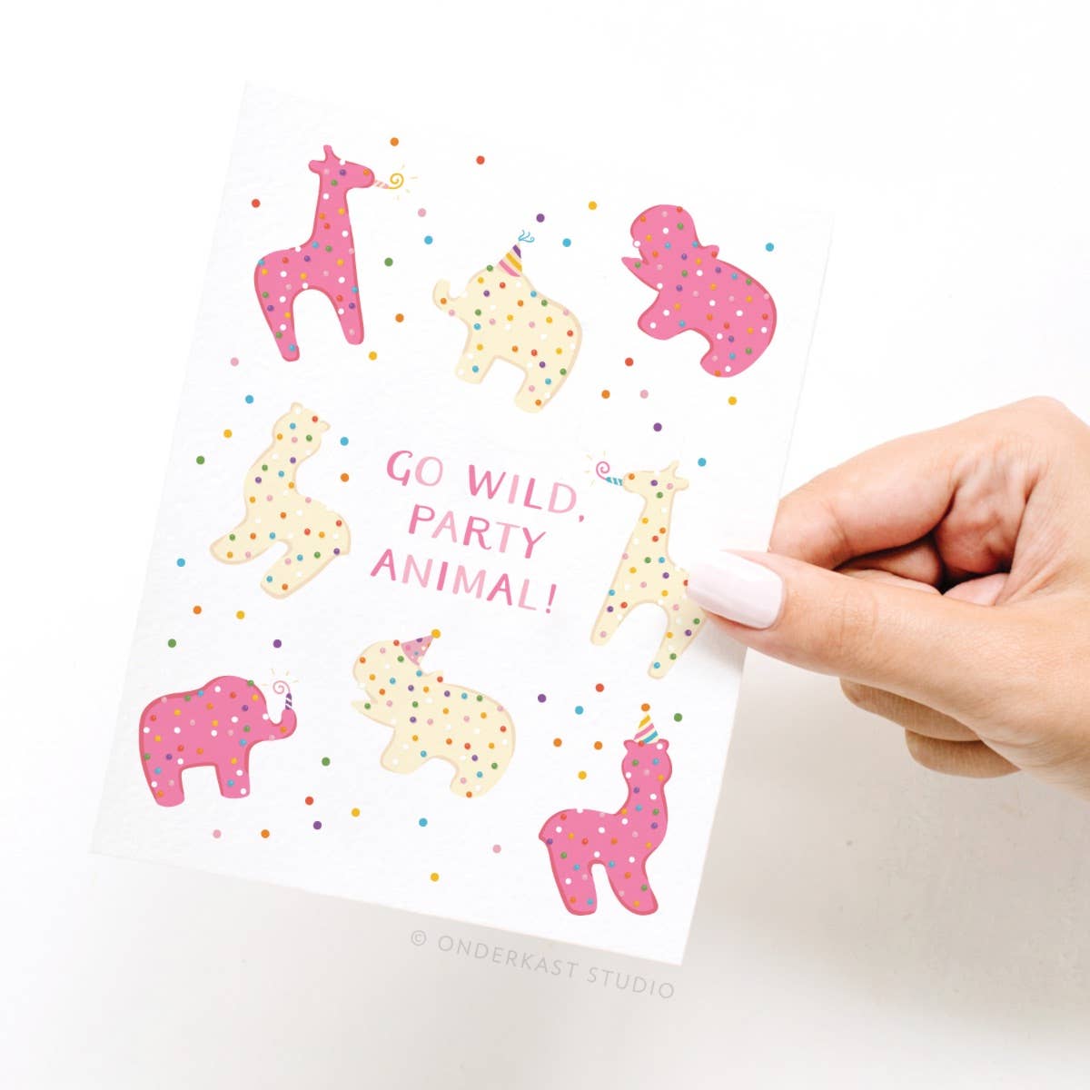 Go Wild Party Animal Frosted Cookies | Onderkast Studio (TX)