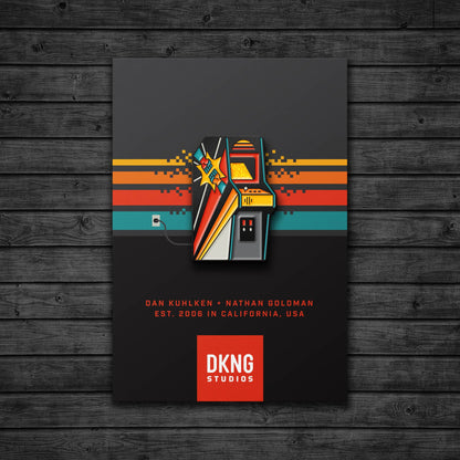 Arcade: Fight  | Soft Enamel Pin | DKNG (CA)