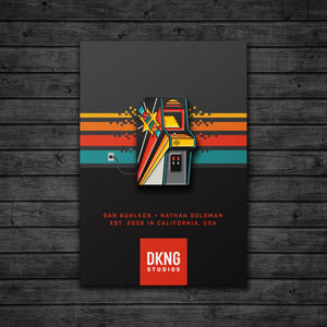 Arcade: Fight  | Soft Enamel Pin | DKNG (CA)