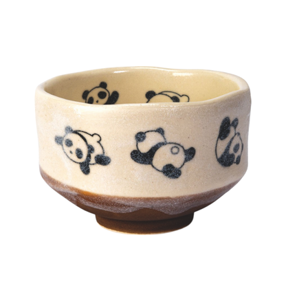 Panda Porcelain Matcha Bowl (Japan)