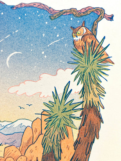 Desert Dreams Risogrpah Print | Natalie Andrewson (CA)