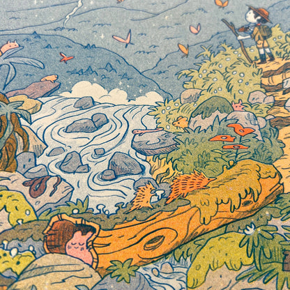Mountain Dreams Risograph Print | Natalie Andrewson (CA)
