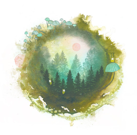 Woodland Creatures Art Print | Melissa Moss (NC)