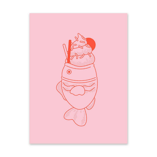 Taiyaki Risograph Print | Ohh Deer (UK)