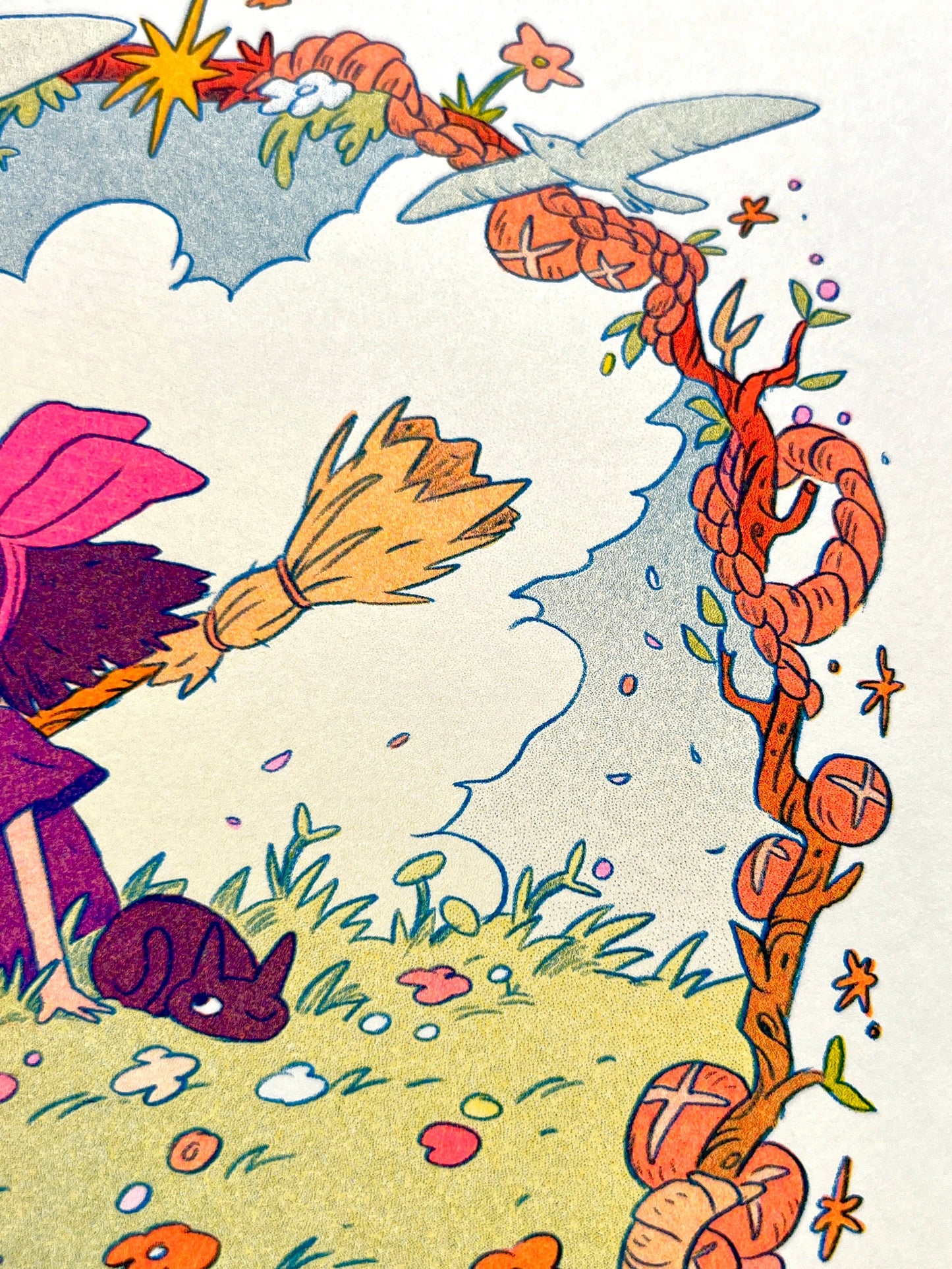 Kiki's Delivery Service Risograph Print | Natalie Andrewson (CA)