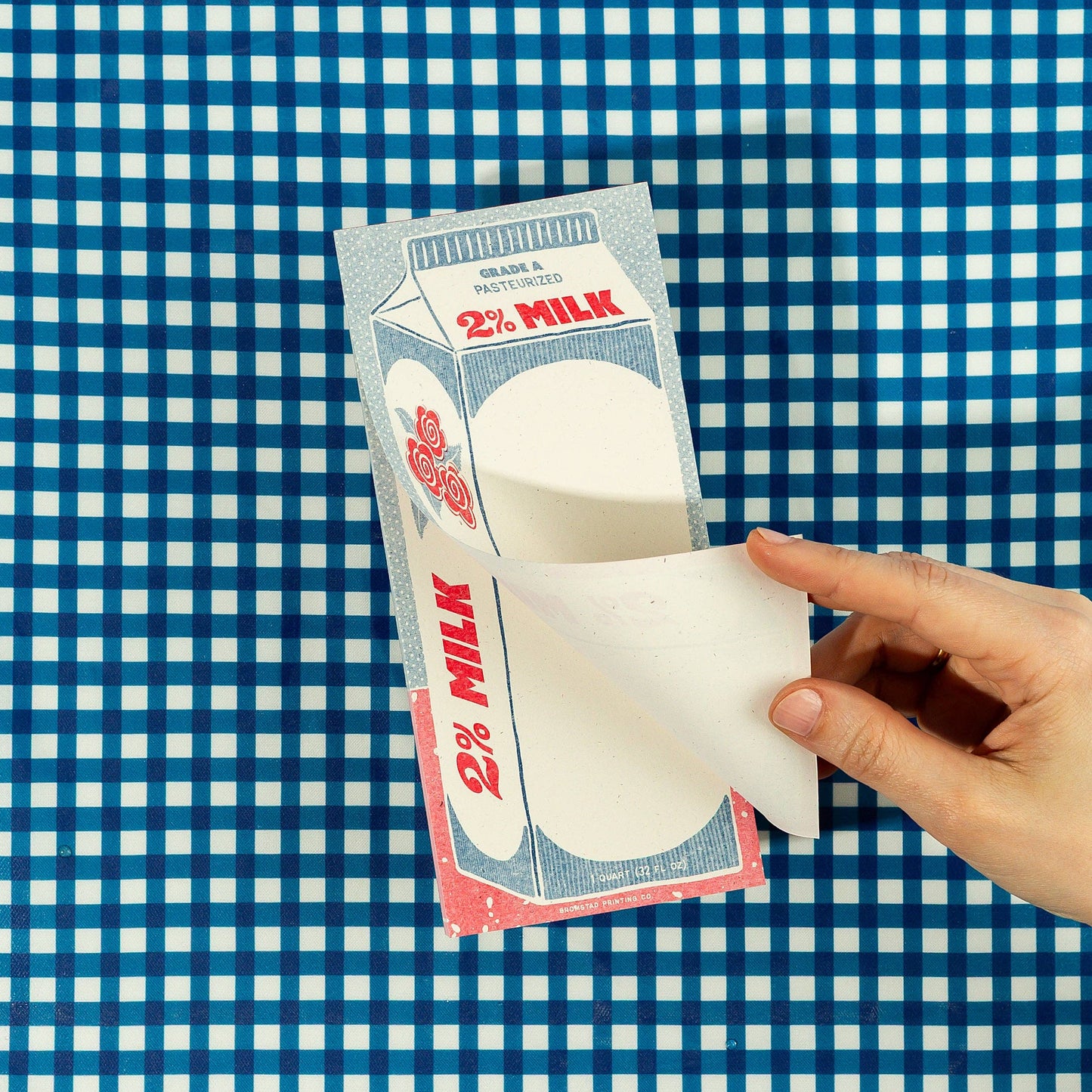 2% Milk - Risograph Notepad | Bromstad Printing Co. (VA)