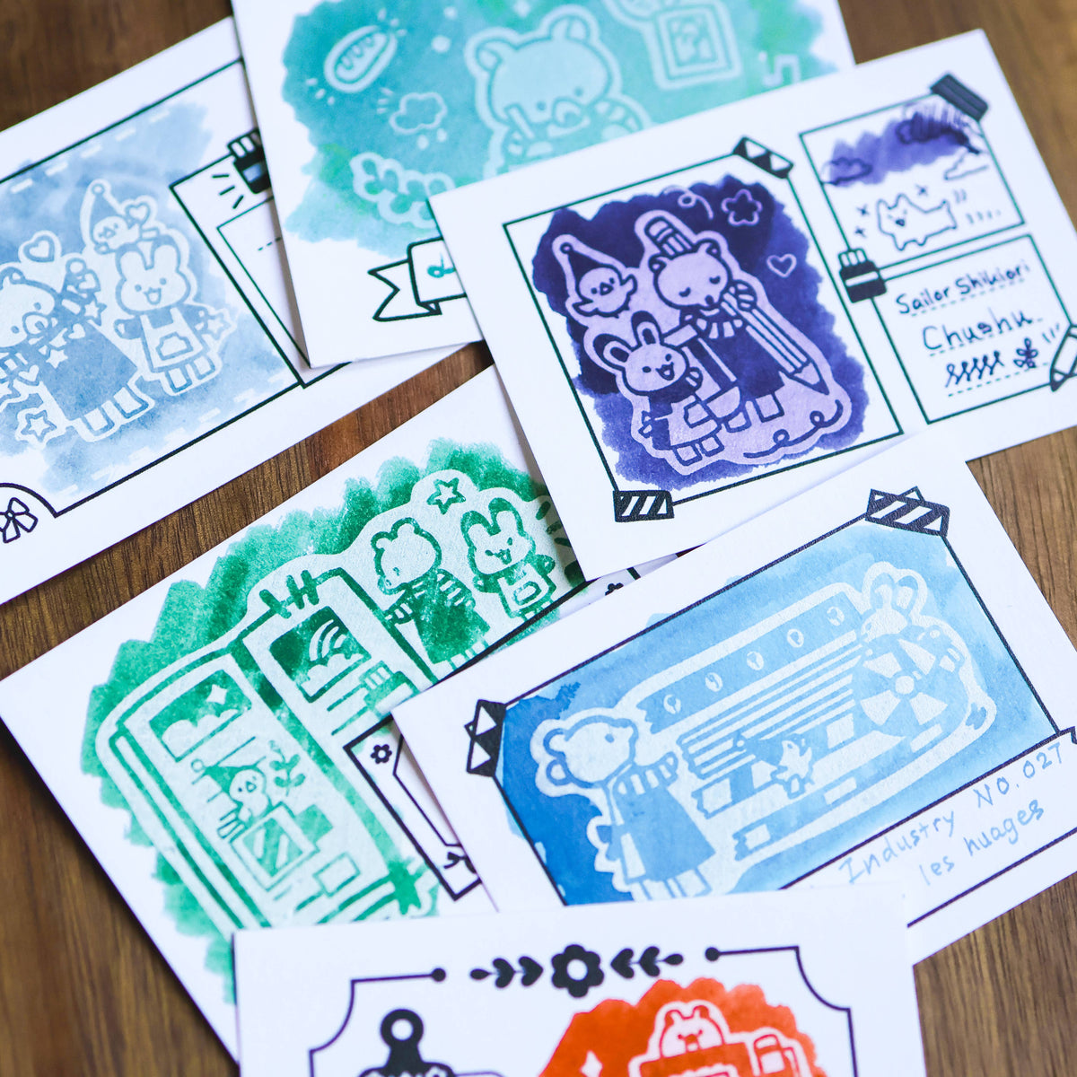 Little Journal ink swatch cards by Thousand Skies, alternate view 12