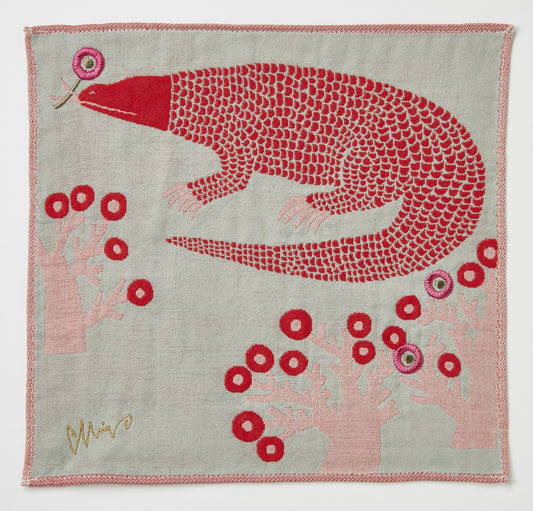 Komodo Dragon Handkerchief Towel | Morita (Japan)