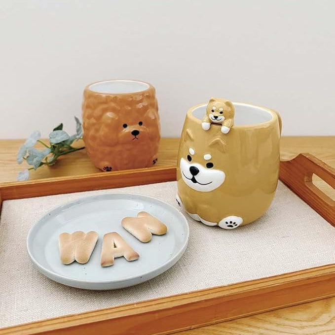 Shiba Ceramic Hanging Spoon | Wankoron Series | Decole (Japan)