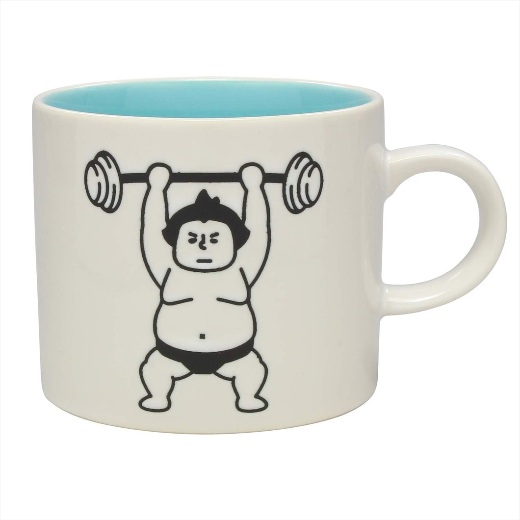 Weightlifting Sumo Mug | Mino Ware (Japan)