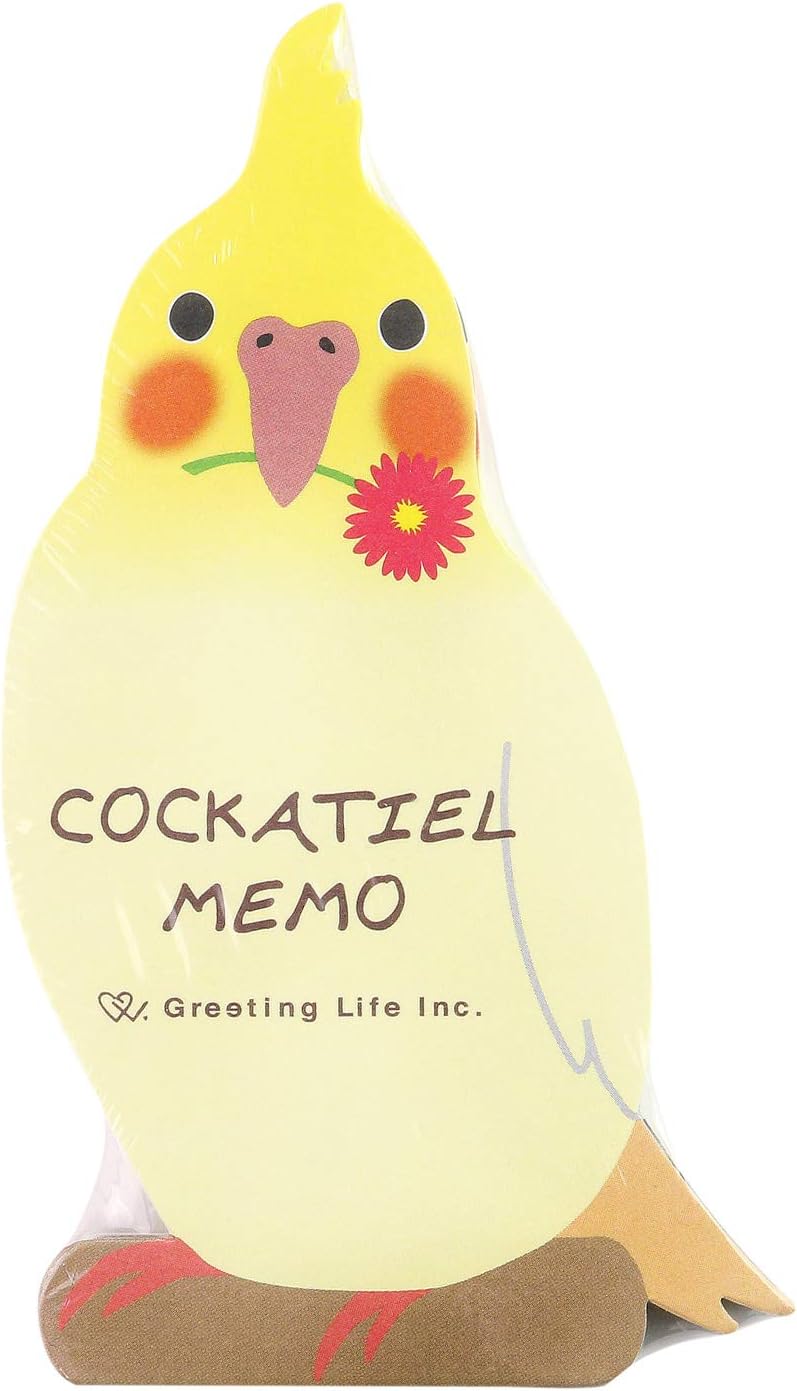 Cockatiel Memo Pad | Greeting Life (Japan)