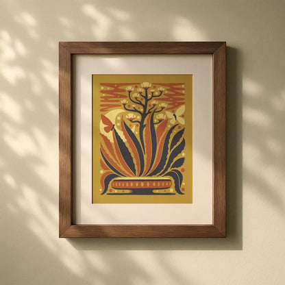 Agave Bloom Screenprint | 11" x 14" Edition | DKNG Studios (CA)