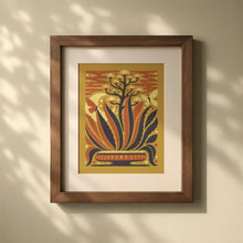 Load image into Gallery viewer, Agave Bloom Screenprint | 11" x 14" Edition | DKNG Studios (CA)
