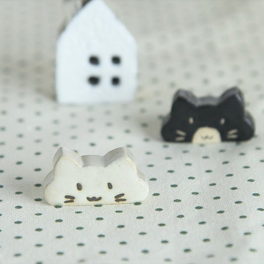 Blanco Cat Chopstick Rest | Mino Ware (Japan)