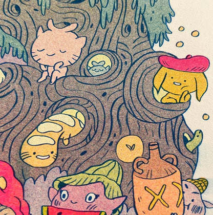 Campfire Stories Riso Print | Natalie Andrewson (CA)