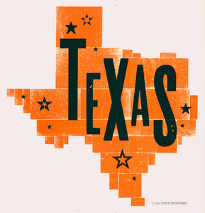 Texas State Letterpress Print | Hatch Show Print (TN)