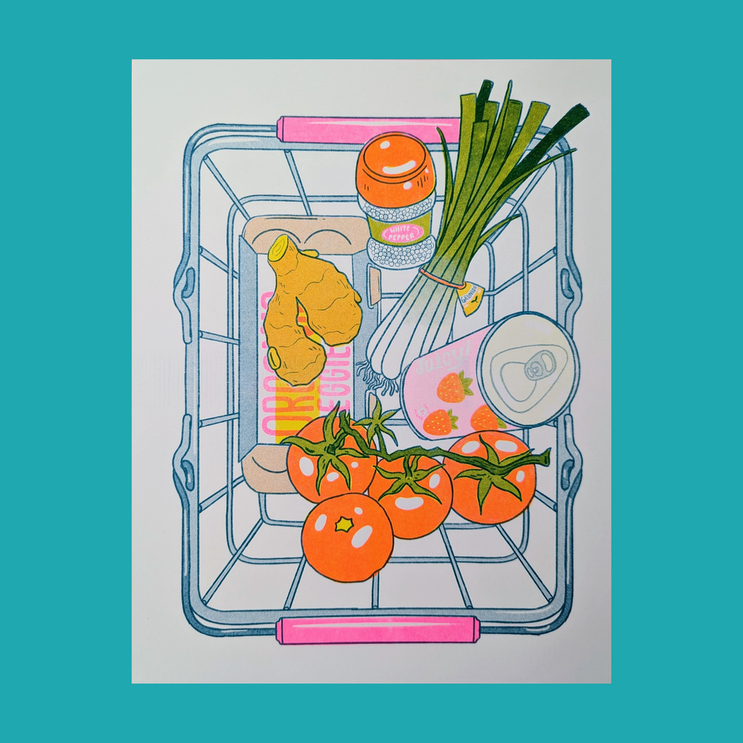 Tomato Egg Risograph Print | Christina Hu (CA)