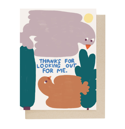 Thanks For Looking Out For Me Card | People I've Loved (CA)