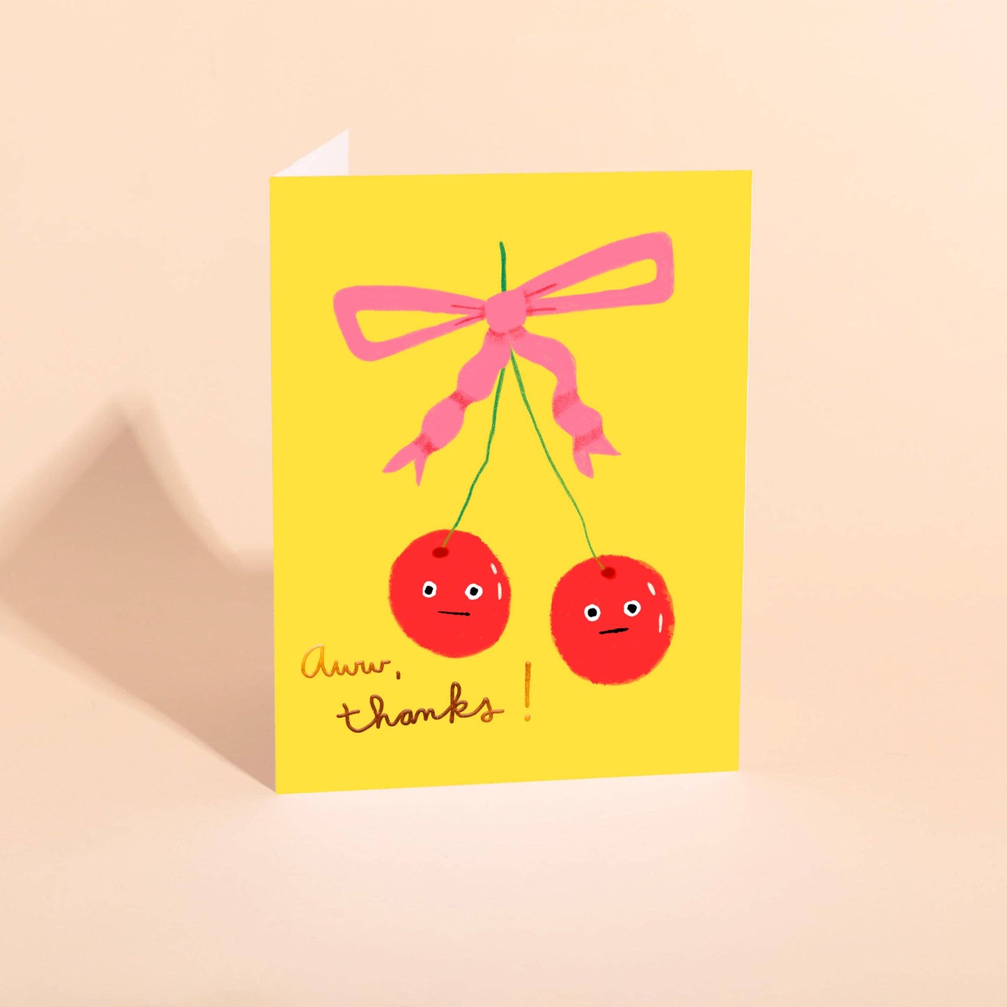 Sweet Cherries Thank You Card | Carolyn Suzuki (CA)