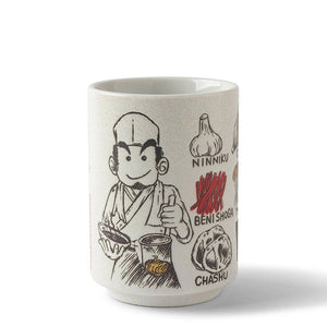 Ramen Shop Ceramic Teacup (Japan)