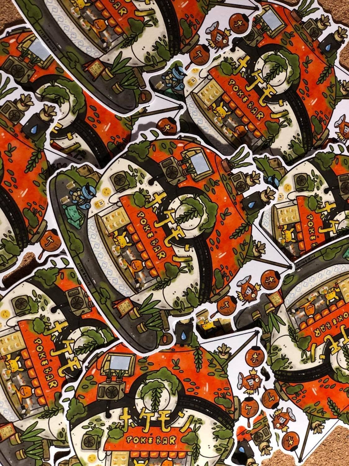 PokeBall Vinyl Sticker | Sushiboiiiyy (Canada)