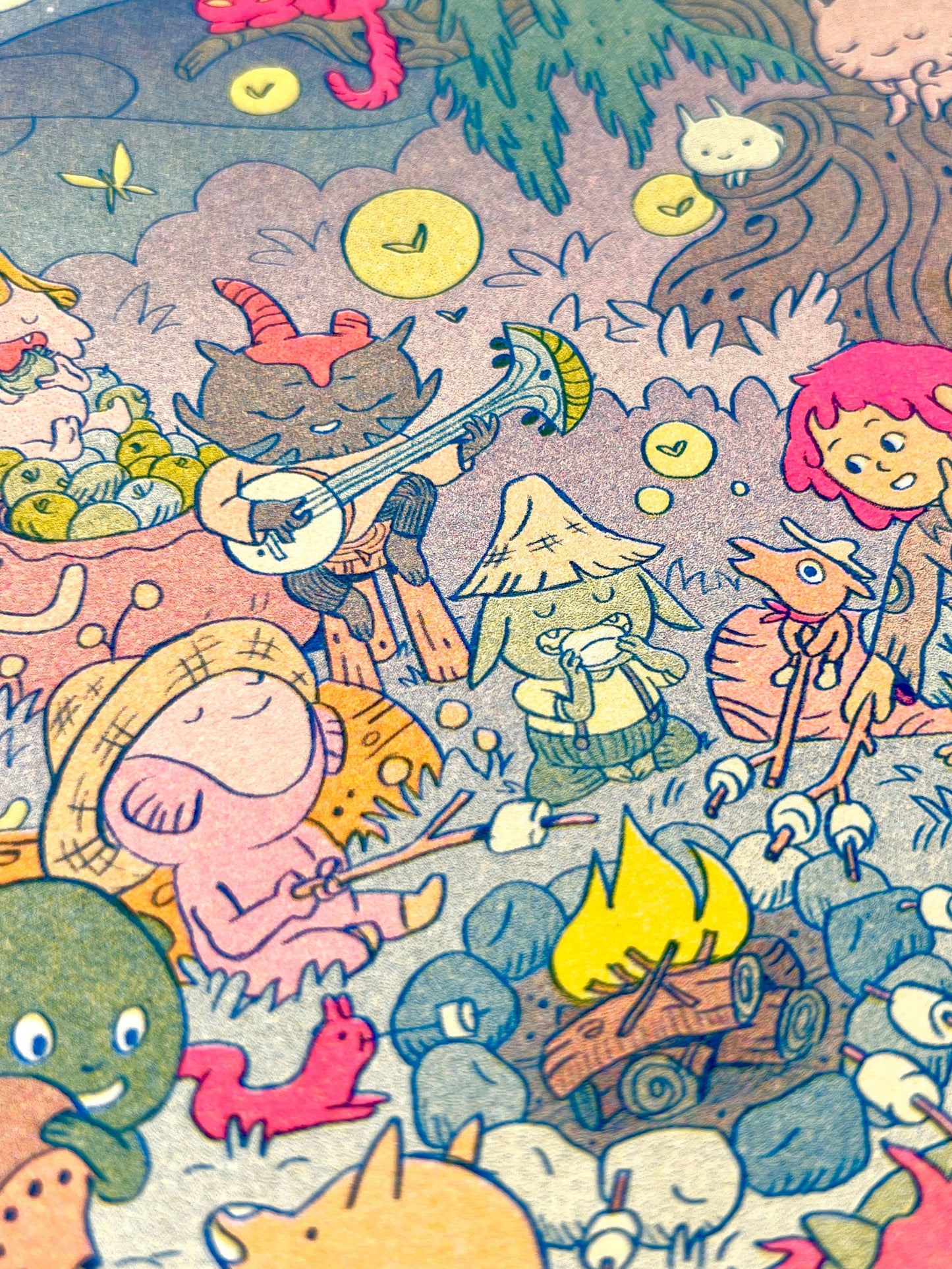 Campfire Stories Riso Print | Natalie Andrewson (CA)