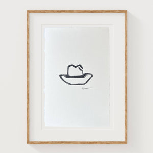 Mini Hat Linocut Print | Ellen Orchard (TX)