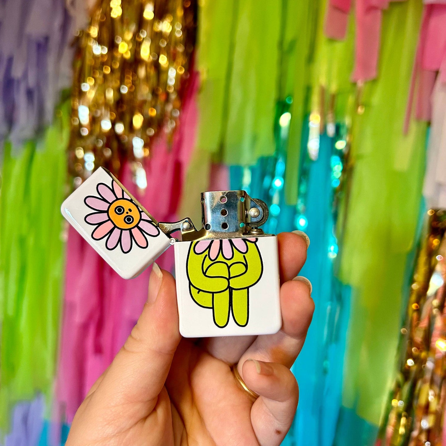 Flower Boy Refillable Lighter | The Peach Fuzz (CA)