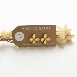 Dogwood Flower Stud Earrings | Amano Studio (CA)