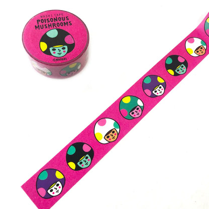Poisonous Mushroom Washi Tape | Naoshi (CA)