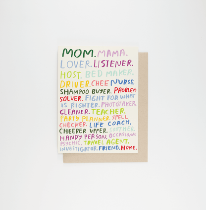Mom You're All That Card | People I've Loved (CA)