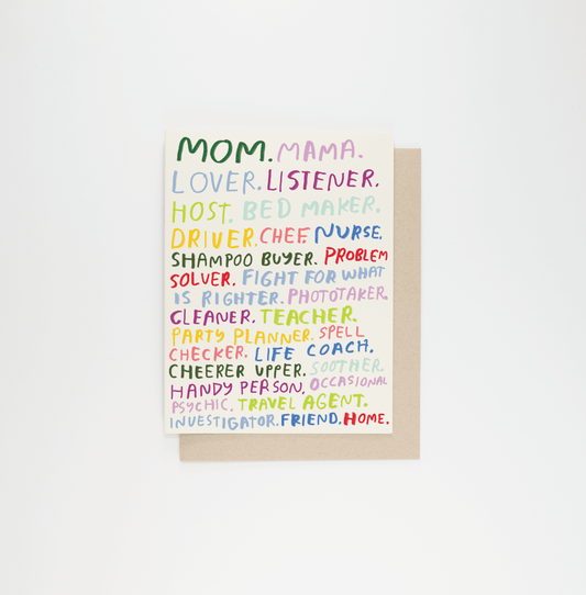 Mom You're All That Card | People I've Loved (CA)