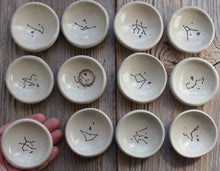 Load image into Gallery viewer, Small Zodiac Constellation Ceramic Ring Dish | Tasha McKelvey (VA)
