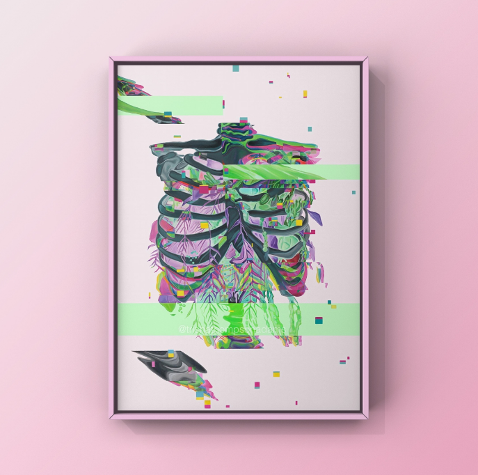 Anomaly Anatomy Art Print | Trisha Thompson Adams (OK)