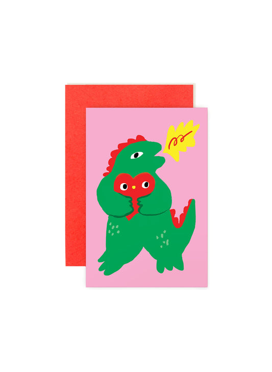 Kaiju Love Mini Note Card | Karen Schipper (SC)